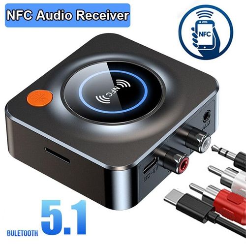 Adaptateur audio de voiture pour récepteur Bluetooth Q2 2 en 1