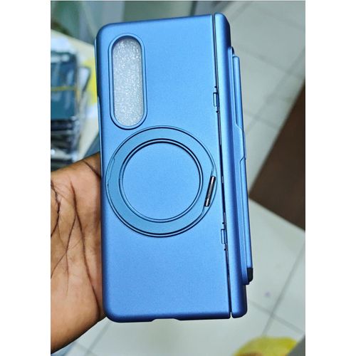 Generic Coque Samsung Z fold 4 bleu bag stylé