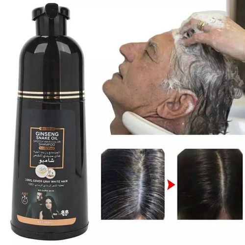 product_image_name-Disaar-Shampoing Noircissant - à L'huile D'Argan - Coloration Noir Des Cheveux En 10min - 400ml-1