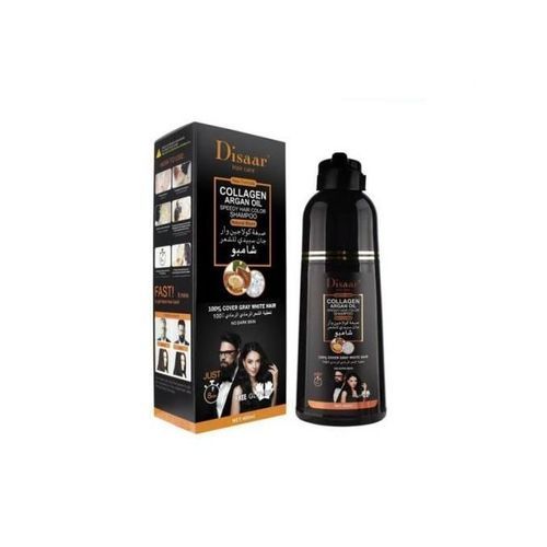 product_image_name-Disaar-Shampoing Noircissant - à L'huile D'Argan - Coloration Noir Des Cheveux En 10min - 400ml-5