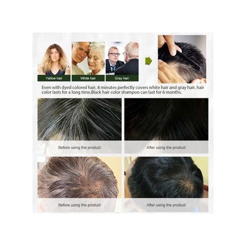 product_image_name-Disaar-Shampoing Noircissant - à L'huile D'Argan - Coloration Noir Des Cheveux En 10min - 400ml-6