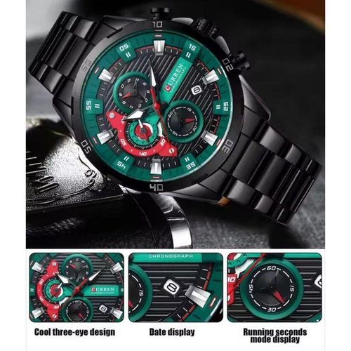 Curren Montre Lux Homme Etanche - Noir - image 6