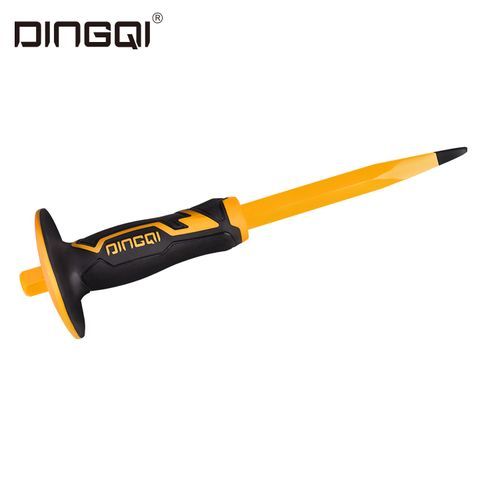 product_image_name-DINGQI-Burin Marteau Pointu 305 X 4 X 19Mm Avec Protection Renforcé-4