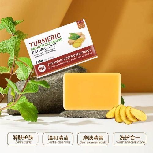 Generic Savon naturel au curcuma et au gingembre – Lot de 2 - image 3