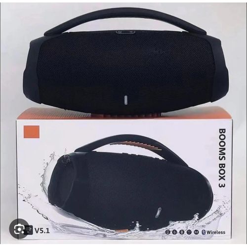 Generic Enceinte sans Fil bluetooth V5 1 Boomx3 avec poignée de transport intégrée