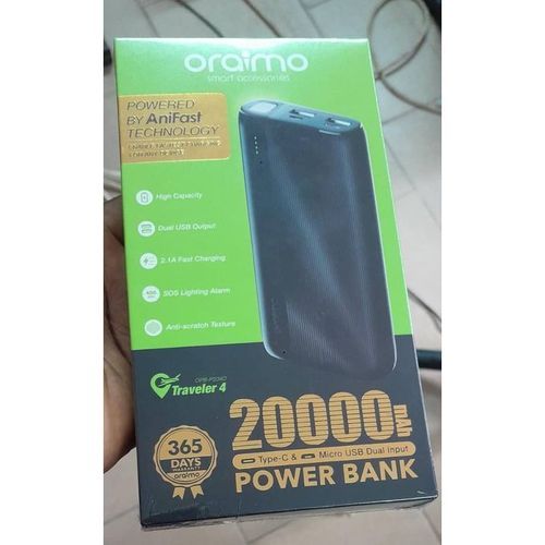 Power Bank Oraimo 20000mAh Charge Rapide