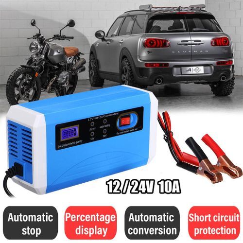 Generic Chargeur De Batterie Avec Une Alimentation 12V 10A Ou 24V 10A