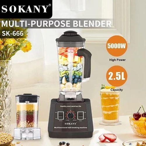 product_image_name-Sokany-2 EN 1 Mixeur Et Robot 5000W-1