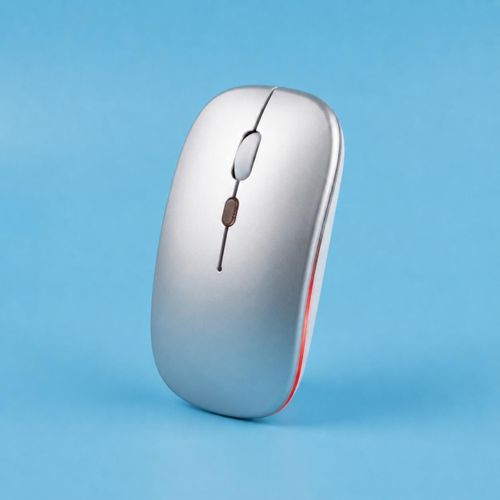 Informatic Souris d'ordinateur sans fil rétro éclairage haute précision 2,4GHz rechargeable avec bluetooth