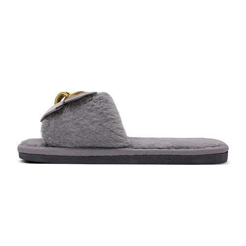 product_image_name-Generic-Chaussons Femme Fourrure avec Nœud Élégant – Confort Doux et Style Chic-3