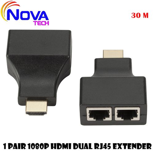 Generic Paire D'extendeur HDMI Double RJ45 1080P 30M - Prix pas cher