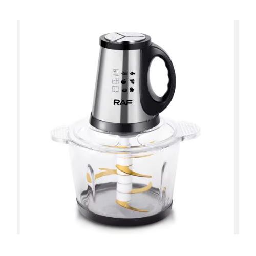 product_image_name-Generic-Mixeur de foutou graine et viande - mixeur foutou - Broyeur Alimentaire - Mixeur Hachoir électrique 3L -5