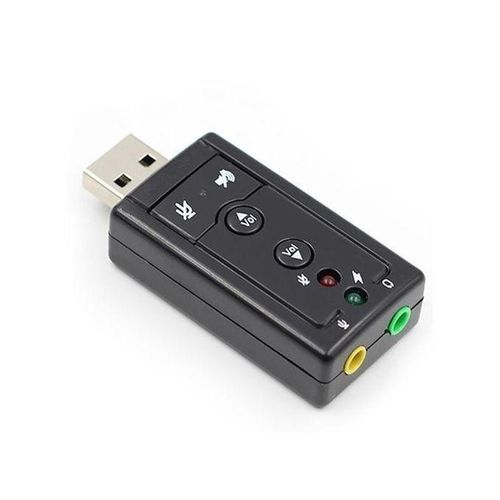product_image_name-Generic-Carte Son Adaptateur Carte USB Vers Casque 3,5 Mm - Noir-1