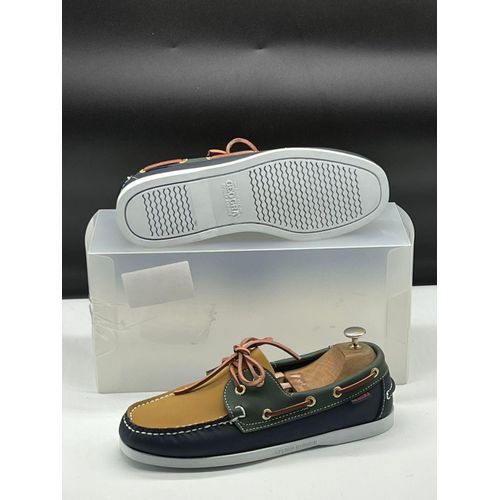 Geogra Pro Baladeuse homme en cuir multicolore