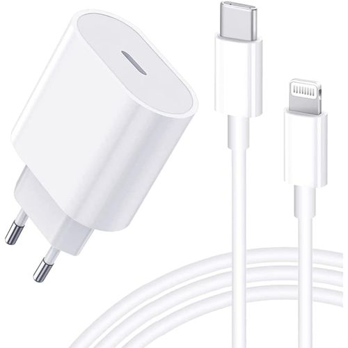20W Chargeur Rapide iPhone et Cable iPhone 2M 4Pack pour Apple iPhone 14 13  12 11