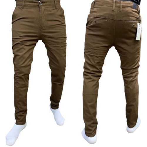 product_image_name-Fashion-Pantalon Tissu Homme - Marron-1