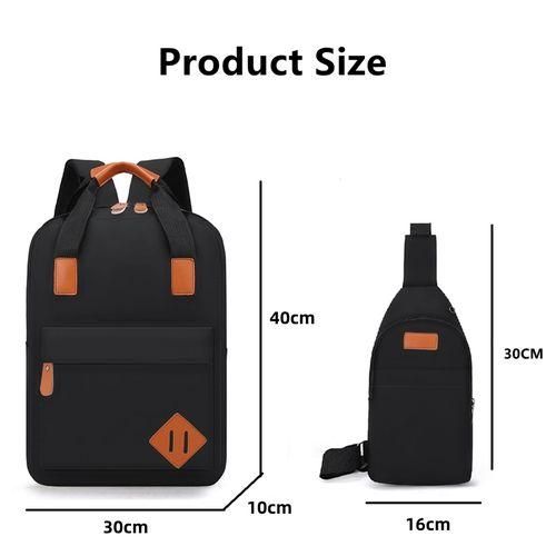 product_image_name-Mateamoda-3 PCS Sacs Pour Hommes Sac à Dos Sac De Livre-6