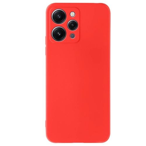 Xiaomi Coque Silicone Compatible Redmi 12 - Rouge
