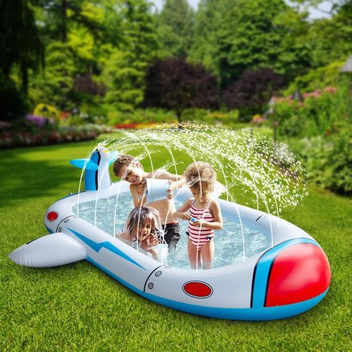 Piscine Gonflable et Tapis de Jeu