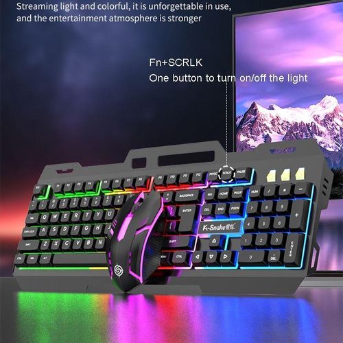 product_image_name-Generic-Kit clavier et souris mécanique K-Snake pas cher, clavier USB filaire avec 104 touches, clavier de jeu pour ordinateur PC-3