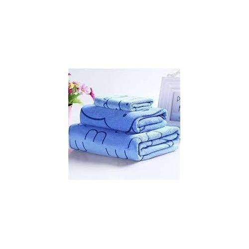 product_image_name-Generic-Ensemble De Serviettes De Bain- 3 Pièces Microfibre-1