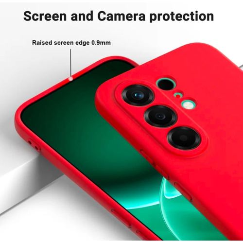 Generic Coque En Silicone Tecno Camon 50 Ultra Avec 1 Antichoc - Rouge - image 4