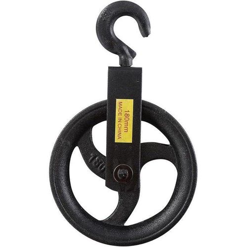 product_image_name-Generic-bloc de poulie de corde de roue à main suspendue avec crochet pour échafaudage et construction-2