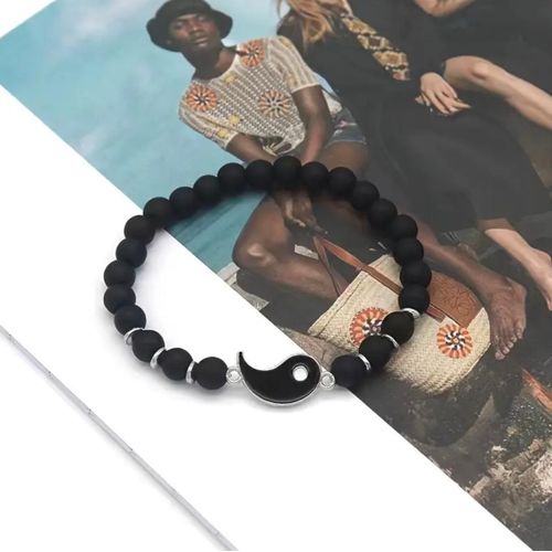 product_image_name-Blanc Noir-2 bracelets Yin Yang Tai Chi pour femmes-6