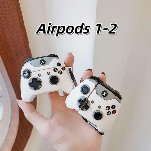 product_image_name-Inobrands-For Apple pod 1-2 Case Cover Cartoon Black Game Controller Soft Silicone Earphone Case Casing-3