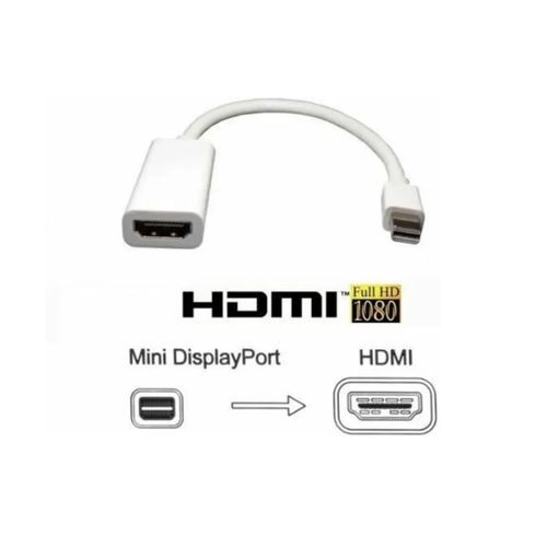 Smart Adaptateur Mini Display Port Vers HDMI - Blanc - Prix pas cher