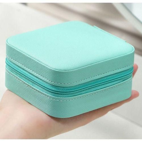 Generic Boîte De Rangement De Bijoux Portable-Vert - image 2