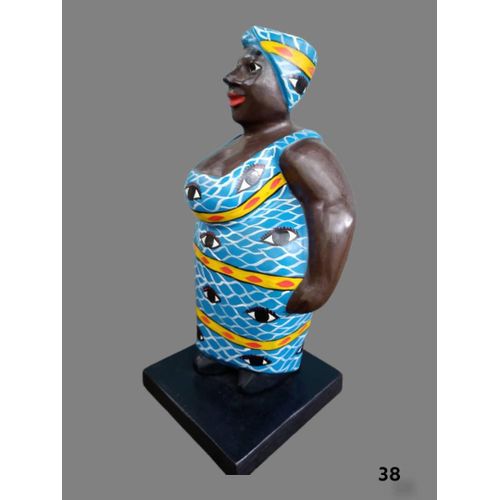 Generic Statue Colon en Bois peint - image 3