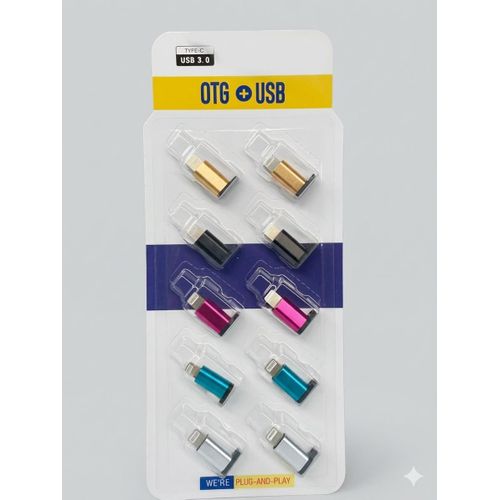 Generic Lot de 10 Adaptateurs USB type IPhone - image 4