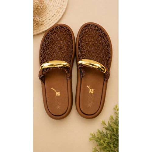 Mode Chaussures filé marron