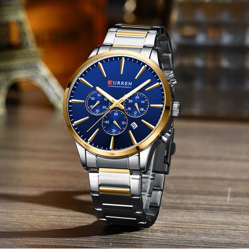 Montre sport acier étanche homme