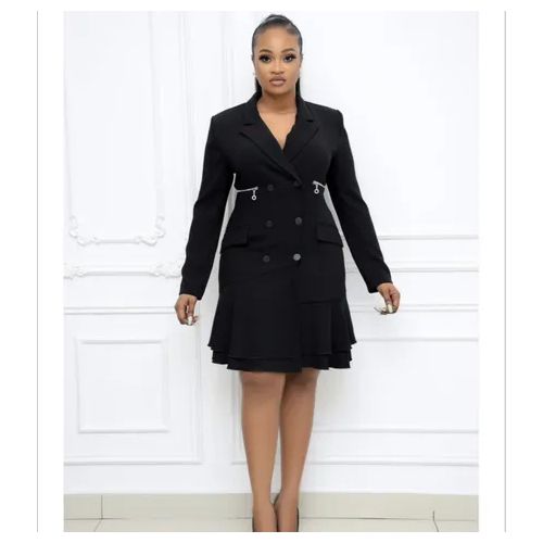 Fashion Style Chic Petite Robe Veste Noir Prix pas cher Jumia CI