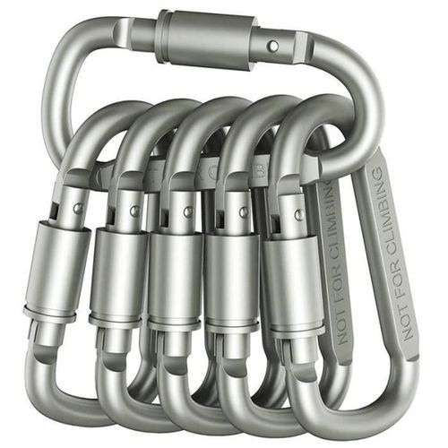 QitinDasen 20Pcs Premium 5cm Aluminium Mousqueton Set, Multifonction Mini  Mousqueton Porte Clés, Mousqueton Verrouillage Automatique, pour Camping  Randonnée Pêche (Not for Climbing!) : : Sports et Loisirs