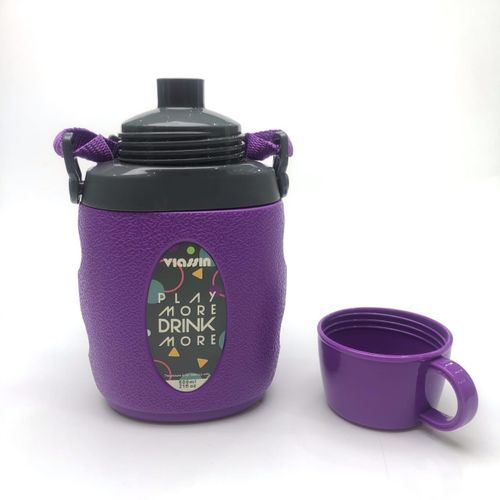 Generic Gourde Isotherme 600 ml avec Gobelet et Sangle de Transport