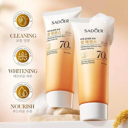 SADOER Nettoyant visage à l’essence de riz 70 % - image 3