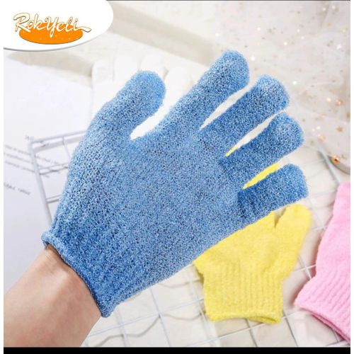 product_image_name-Generic-Gant de Bain En Nylon Pour Le Corps, Brosse De Douche, Éponge - Gant de Gommage Corporel Exfoliant Nettoyage Profond & Massage Pour Le Corps - Bleu ( 2 Paires)-1