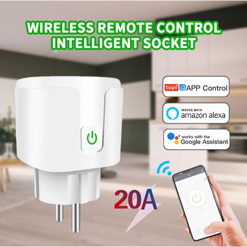 Prise wifi connectée 100-240v 16A Commande à distance