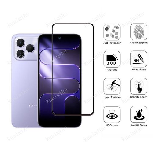 Generic Coque Transparente Tecno Spark 50 + 1 Antichoc- Transparent - image 2