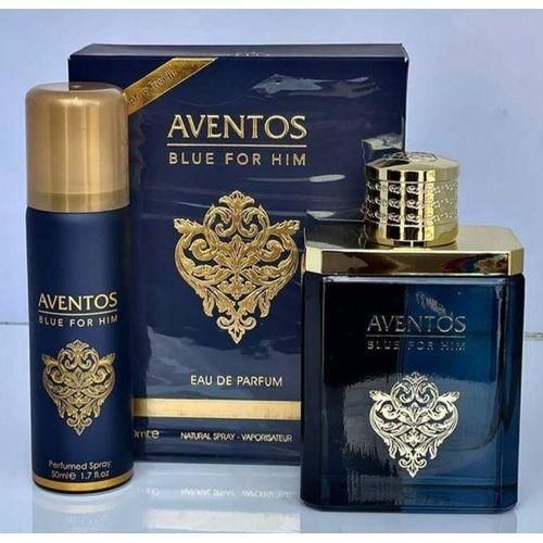 product_image_name-Generic-AGREABLE  Aventos BLUE + DEO FREE Eau De Parfum Intense Homme Bleu 100ml-1