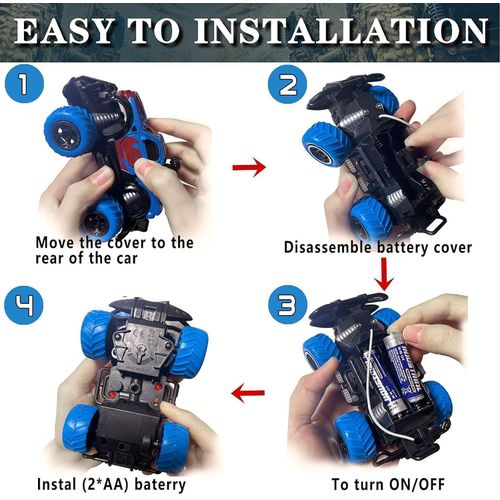 product_image_name-Generic-Voiture miniature télécommandée, jouet idéal comme cadeau d'anniversaire pour un garçon de 2 ans - Bleue-8