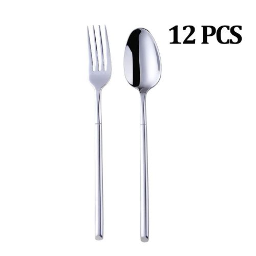 product_image_name-Generic-Lot De 12 Couverts En Inox - Qualité Haut De Gamme-1