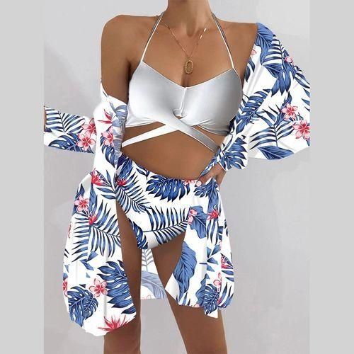 product_image_name-Fashion-Nouveau Bikini Trois Pièces Maillot De Bain à Manches Longues Cache-maillot-1