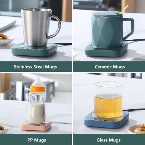 KIT TASSE ÉLECTRIQUE INTELLIGENTE AVEC MUG, CUIILLÈRE ET CHAUFFE