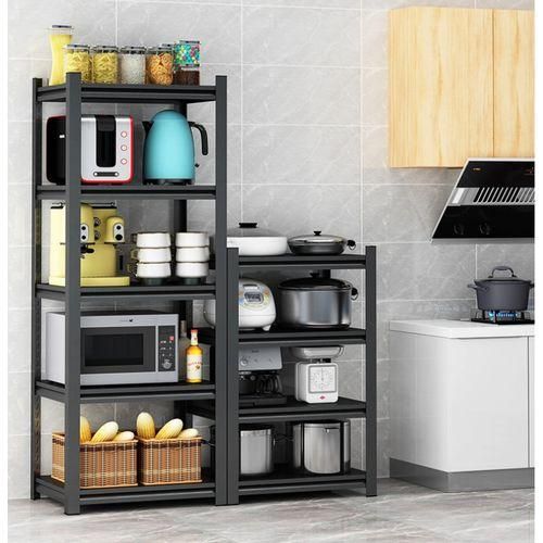 product_image_name-Generic-Étagère De Rangement, Rack En Acier Inoxydable- 5 Niveaux - 60x40x5 noir-1