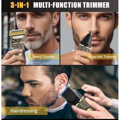 product_image_name-Generic-Puissant Rasoir électrique Aste Pour Hommes, Tondeuse à Barbe 3 En 1, Toiletteur Corporel-2