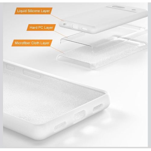 Generic Google Coque de Protection Pixel 7A avec Antichoc Offerte - Blanc - image 3